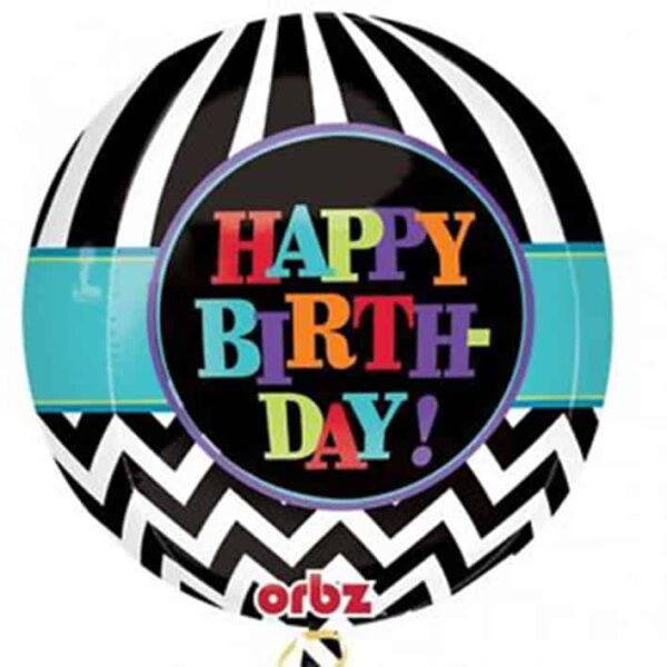 Folieballon Happy Birthday 45cm