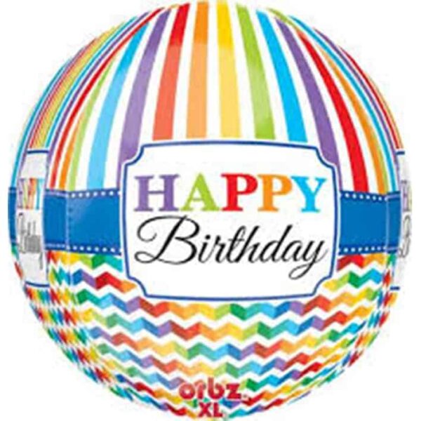 Folieballon Happy Birthday 40cm