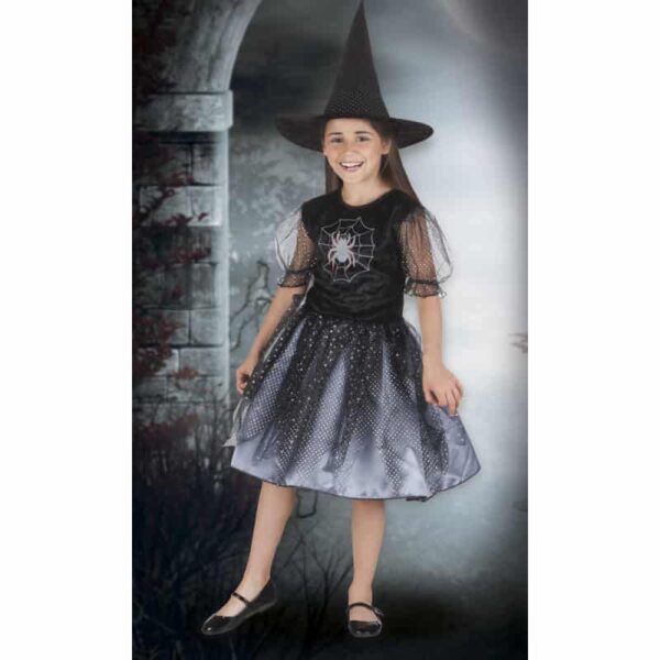 Kinderkostuum Spider witch - 7-9 jaar