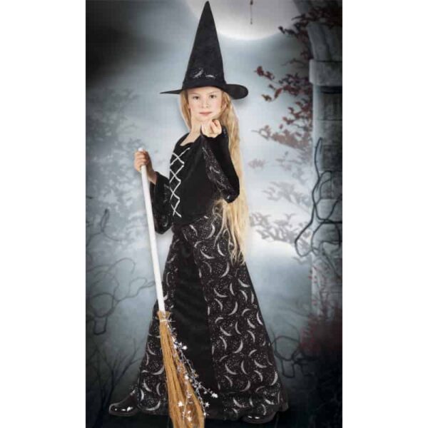 Kinderkostuum Midnight witch (7-9 jaar)