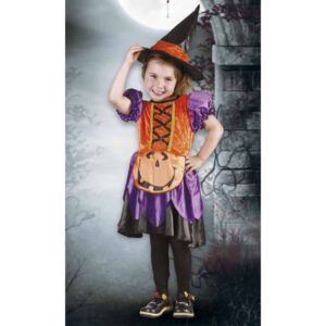 Kinderkostuum Pumpkin witch (3-4 jaar)