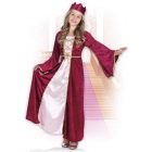 Kinderkostuum Renaissance queen (7-9 jaar)