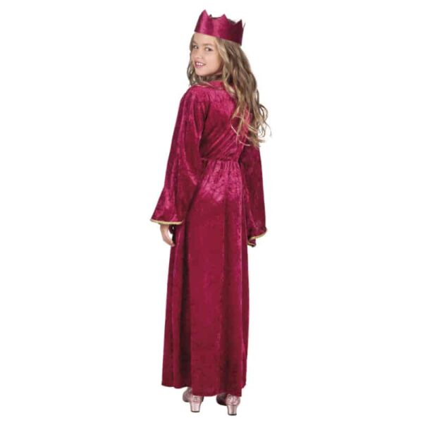 Kinderkostuum Renaissance queen (7-9 jaar)