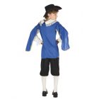 Kinderkostuum Musketeer Norbert (7-9 jaar)
