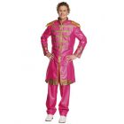 Kostuum Volwassene Pop Sergeant pink (58/60)