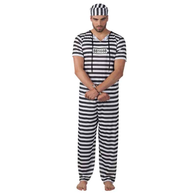 Volwassenenkostuum Gevangene (M/L) Volwassenenkostuum Gevangene (M/L)