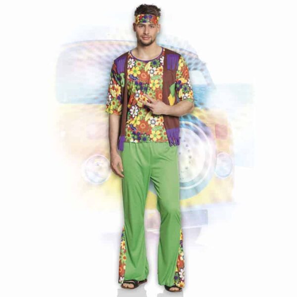 Kostuum Volwassene Woodstock man (M/L)