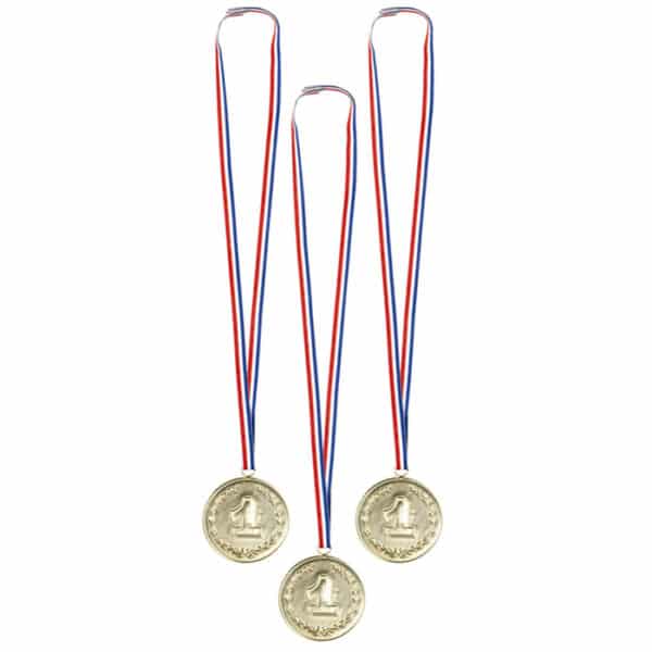 Uitdeelspeelgoed - Medailles (3 stuks)