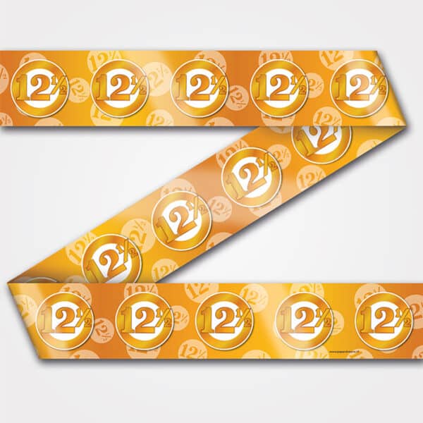 Party Tape - 12,5 Jaar Getrouwd (12 m)