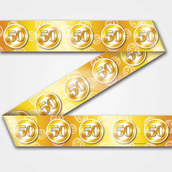 Party Tape - 50 Jaar Getrouwd (12 m)