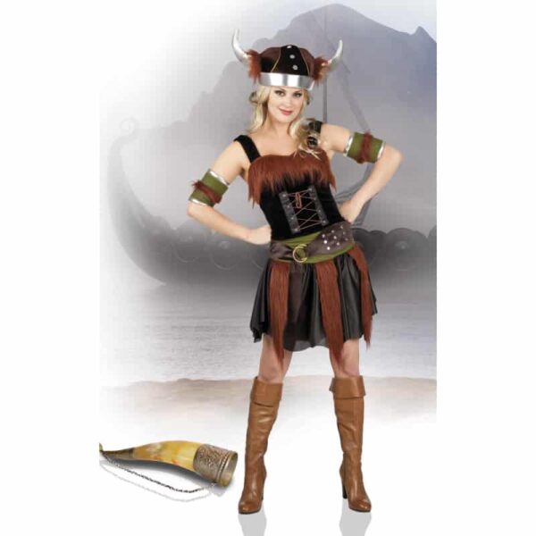 Volwassenenkostuum elite Viking Freya