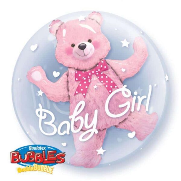 Double Bubbles ballon Baby Girl