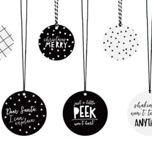 Giftlabels Kerst (12 stuks)