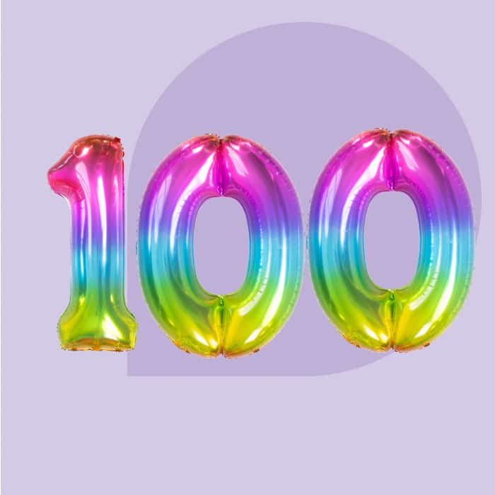 100 Jaar versiering