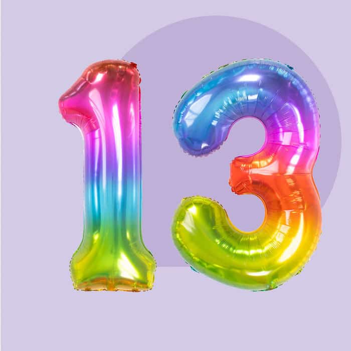 13 Jaar versiering