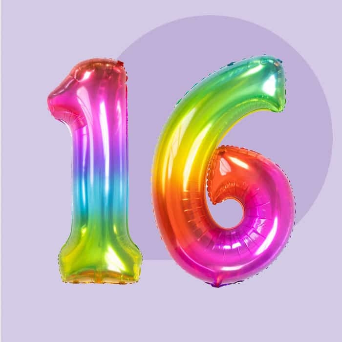 16 Jaar versiering