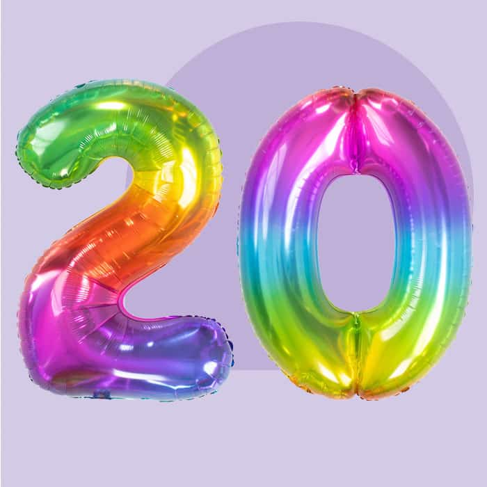 20 Jaar versiering