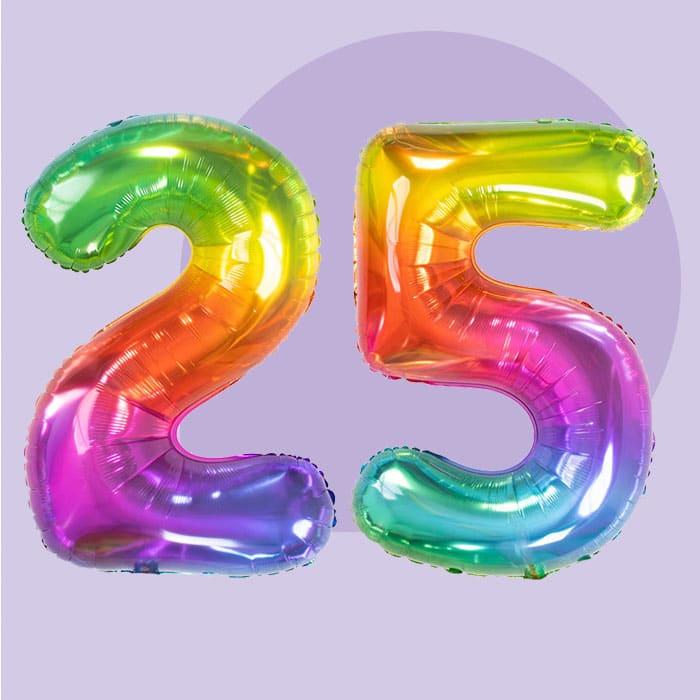 25 Jaar versiering