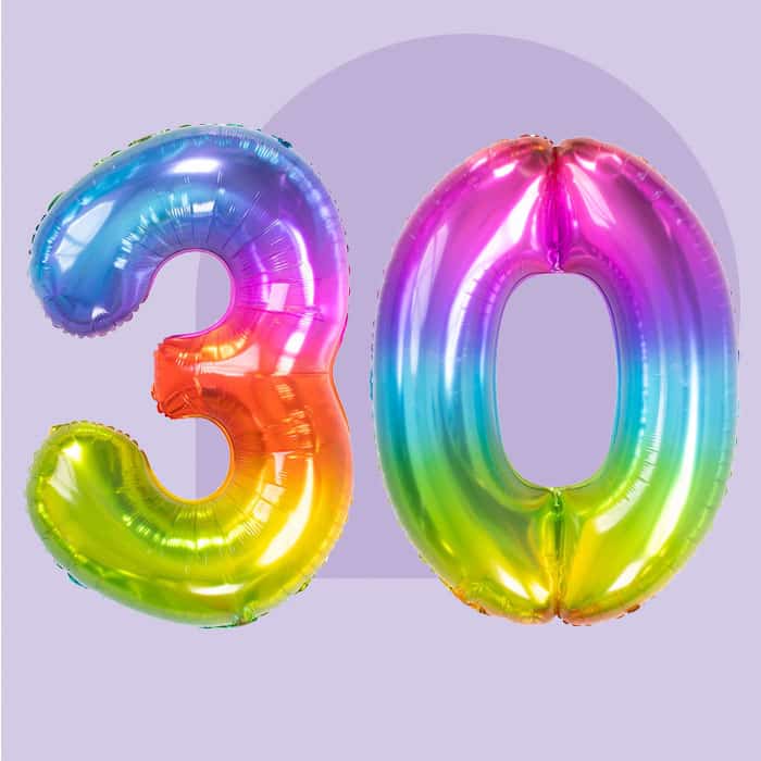 30 Jaar versiering