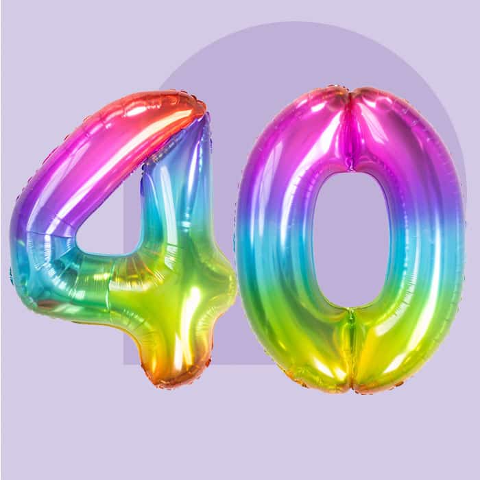 40 Jaar versiering