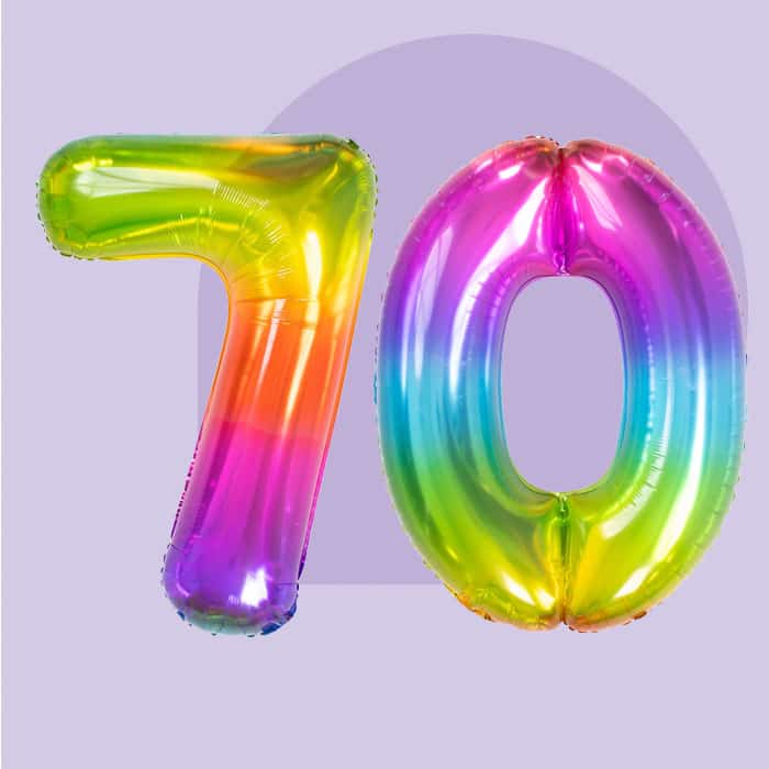 70 Jaar versiering