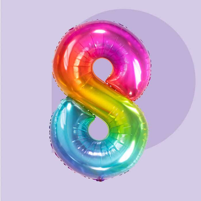 8 Jaar versiering