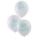 Ballonnen Hello World (10 stuks)