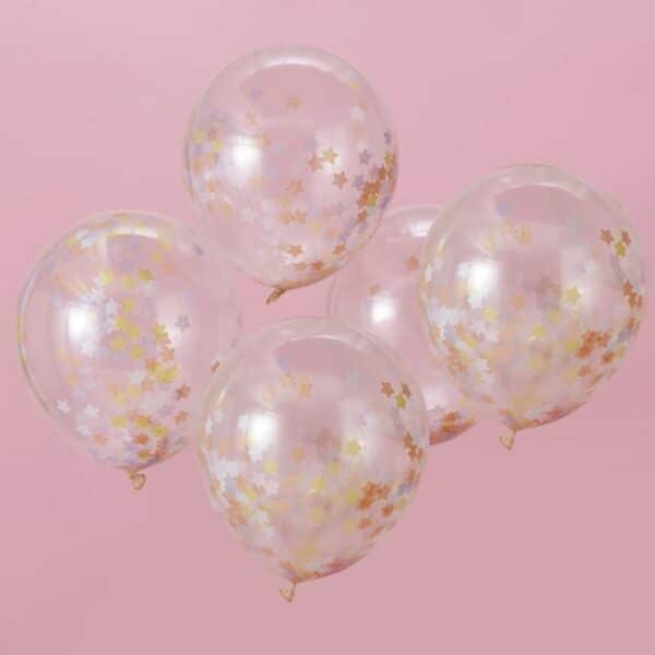 Ballonnen Eenhoorn "Make a Wish" (5 stuks)