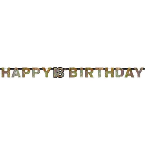Sparkling Celebrations – Letter Slinger 18 Goud (2,13 meter)