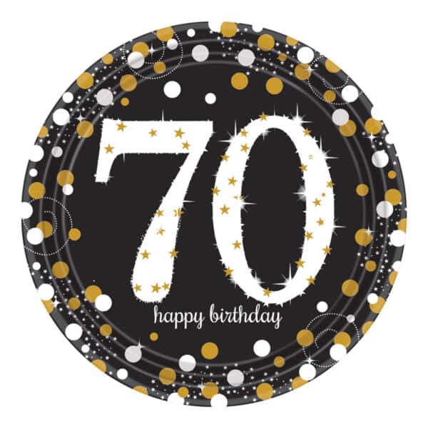 Sparkling Celebrations - Borden 70 Goud (8 stuks)
