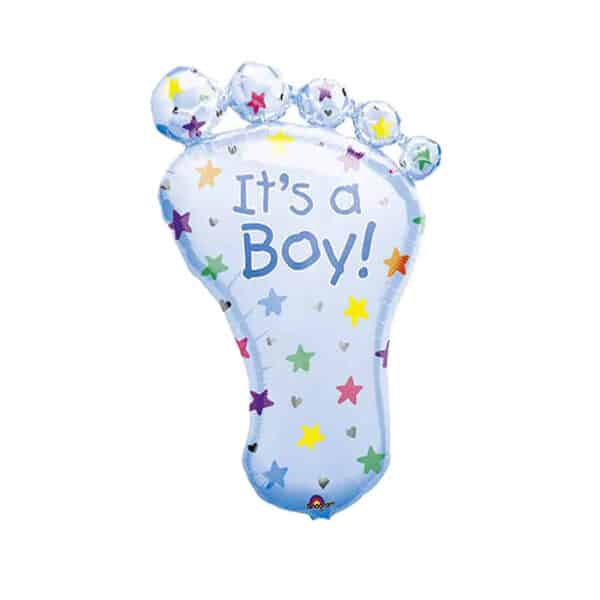 Folieballon Its a Boy Voet 81 cm