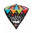 Folieballon Diamant Happy Birthday 45 cm