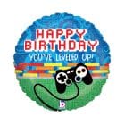 Folieballon Happy Birthday Games Meerkleurig 46 cm