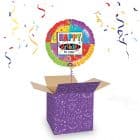 Folieballon Happy Birthday To You Meerkleurig 45 cm