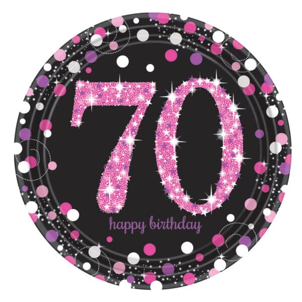 Sparkling Celebrations - Borden 70 Pink (8 stuks)