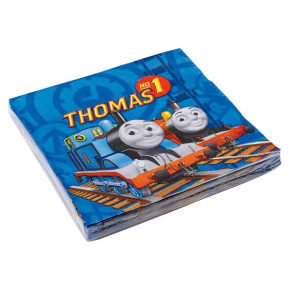 Thomas de trein servetten 20 stuks 33x 33 cm