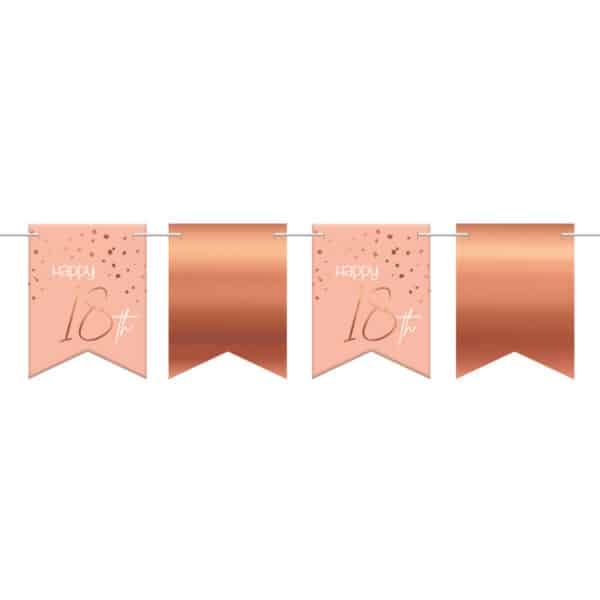 Vlaggenlijn Elegant Lush Blush 18 Jaar - 6 meter