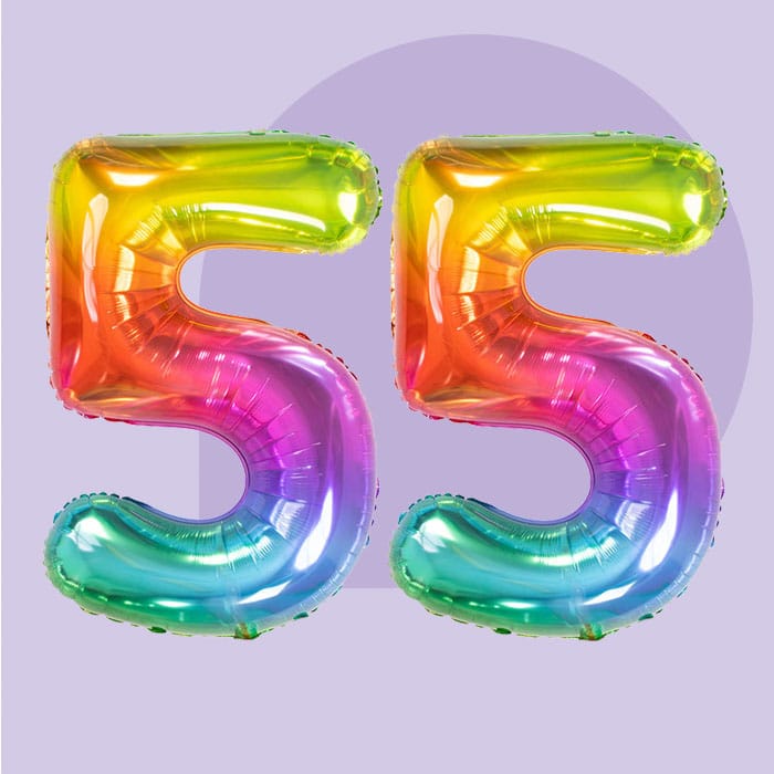 55 Jaar versiering