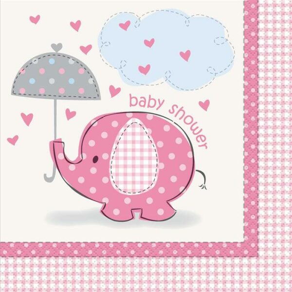 Baby Shower Girl - Servetten (16 stuks)