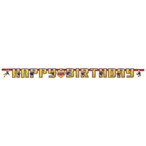 Brandweerman Sam Letterslinger (180 x 15 cm)