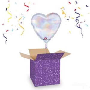 Folieballon Hart Iriserend 46 cm