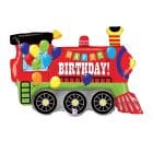 Folieballon XL Happy Birthday Trein 94 cm