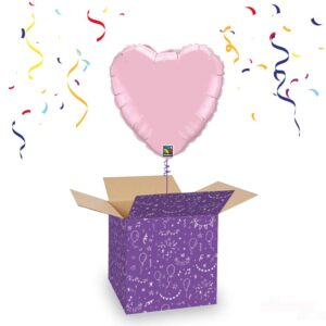 Folieballon Hart Licht Roze 46 cm