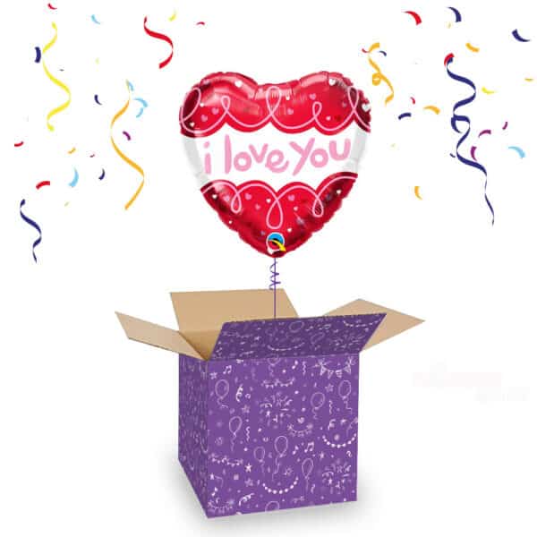 Folieballon I Love You Hartvorm 46 cm