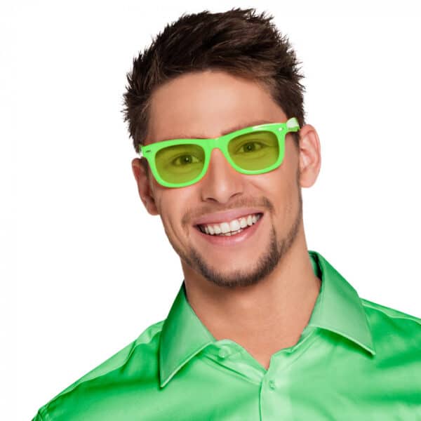 Partybril Neon Groen