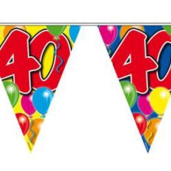 Vlaggenlijn 40 jaar Ballonnen (10 meter) Vlaggenlijn 40 jaar Ballonnen (10 meter)