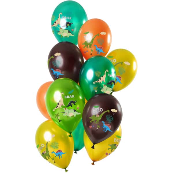 Ballonnen Stippen Zwart Transparant 30 cm - 15 stuks