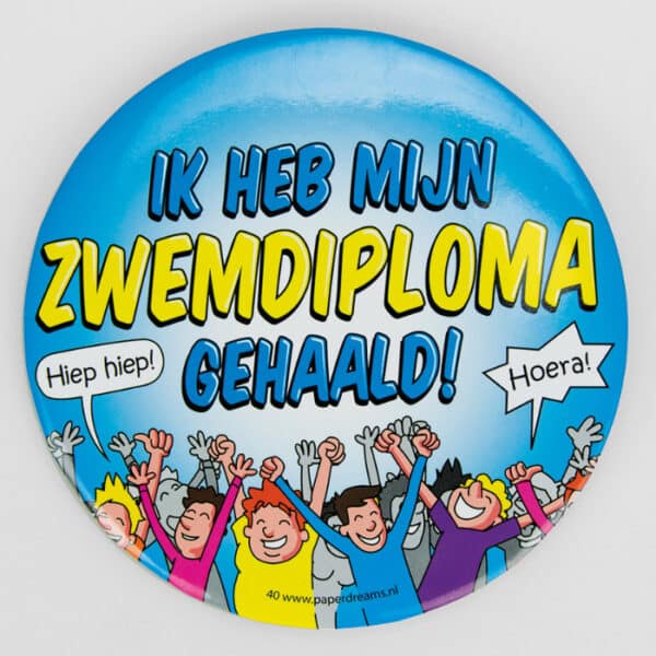 Button XL - Zwemdiploma