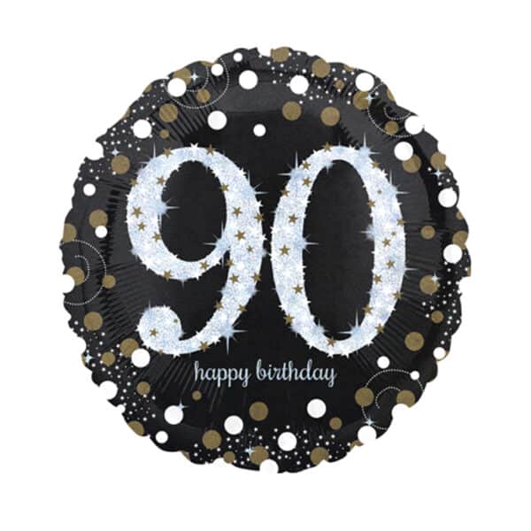 Folieballon 90 Jaar Sparkling Celebrations 43 cm