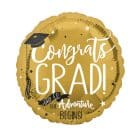 Folieballon Congrats Grad Goud 43 cm